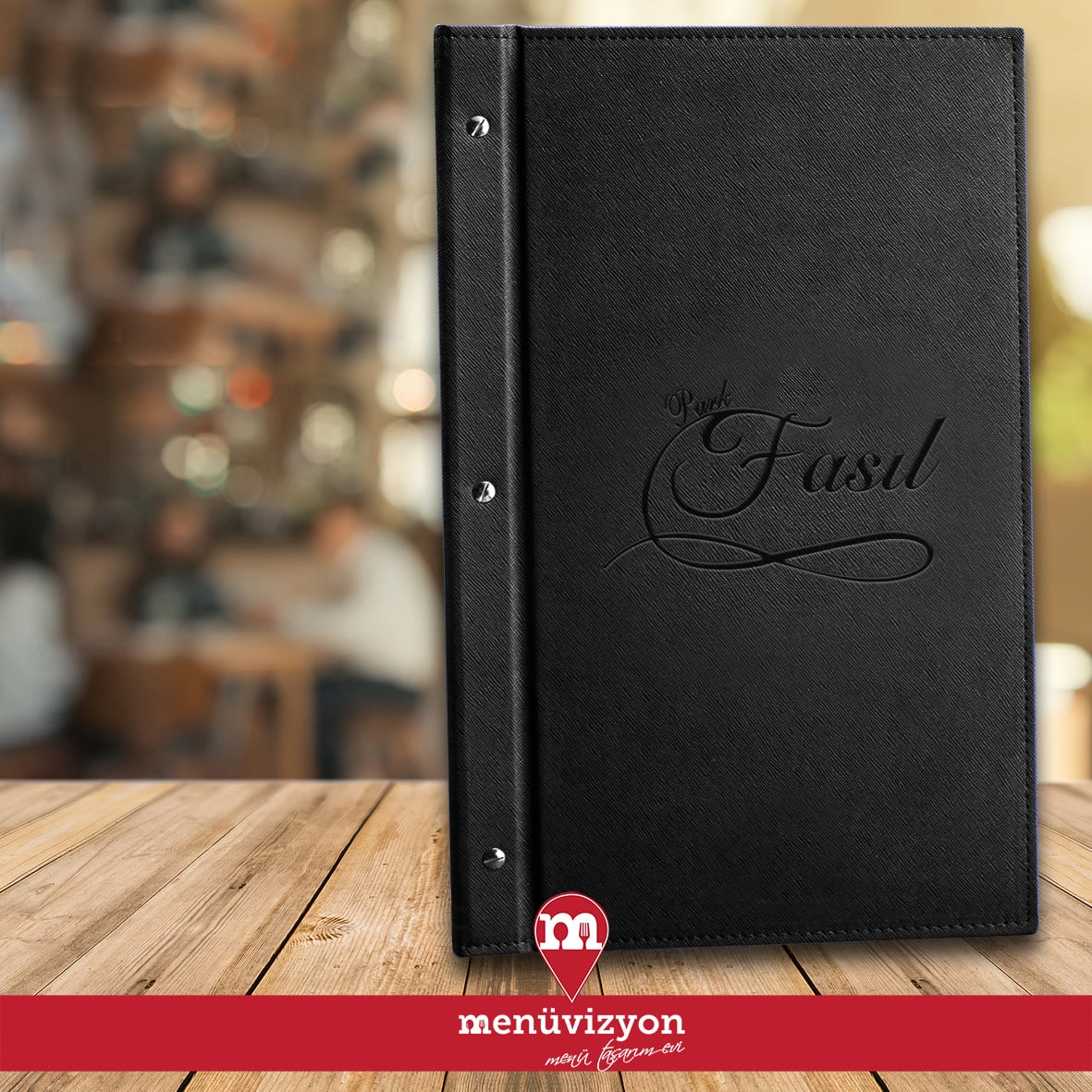 Park Fasil - Deri Kapak Menü Tasarımı
