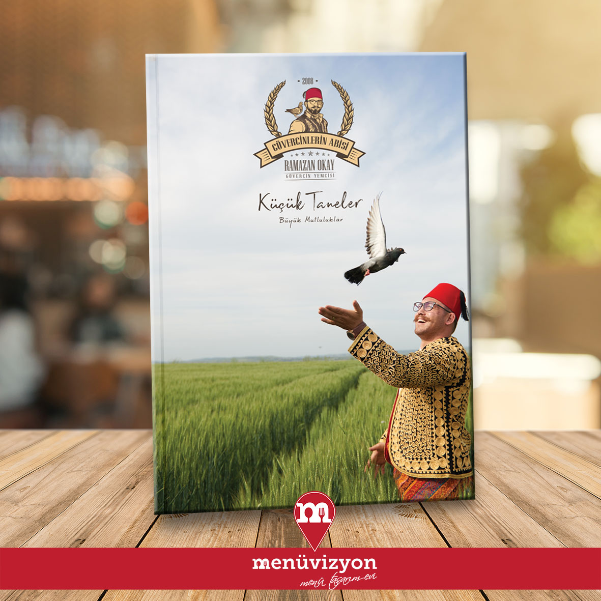 Ramazan Okay - Sert Kapak Menü Tasarımı